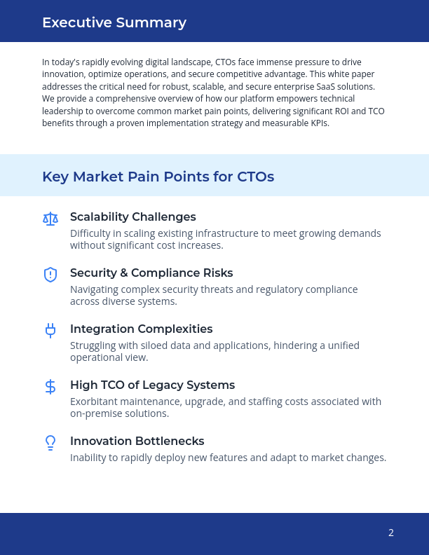 SaaS Enterprise Sales Playbook for CTOs