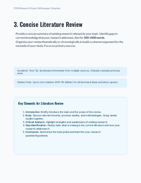 Undergraduate STEM Research Whitepaper