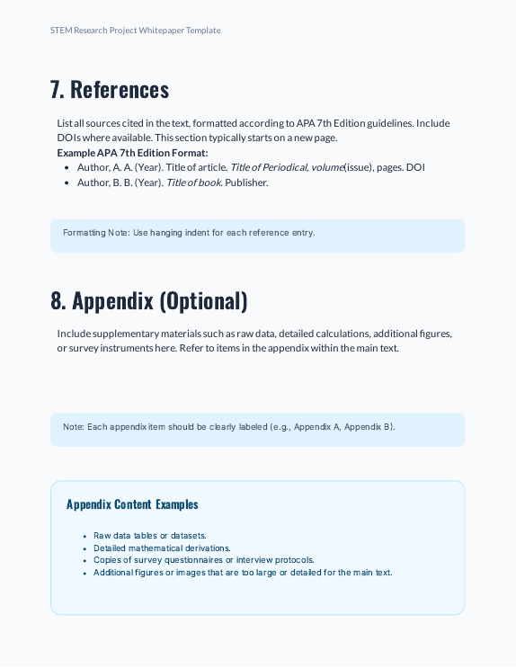 Undergraduate STEM Research Whitepaper