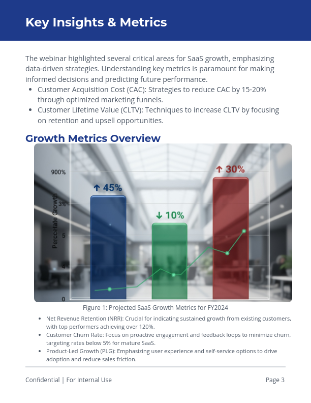 SaaS Growth Webinar Whitepaper for Executives