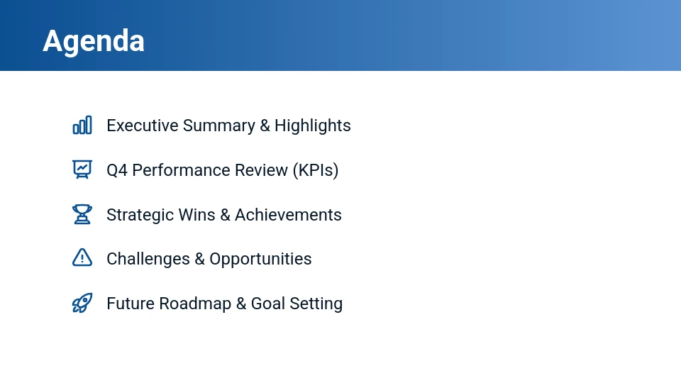 Executive QBR Performance Review