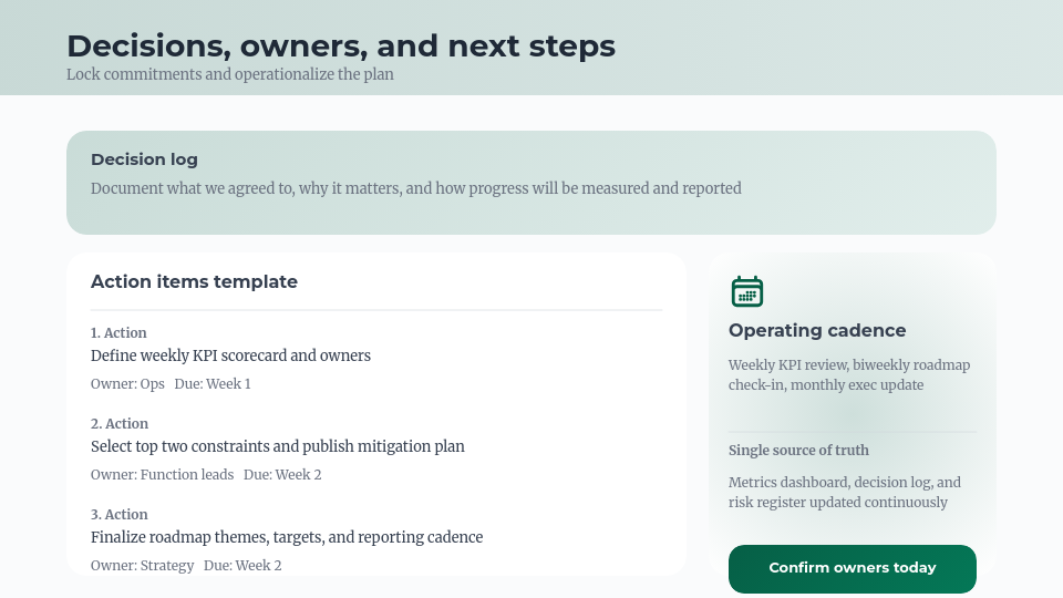 Strategic QBR Performance & Growth Agenda