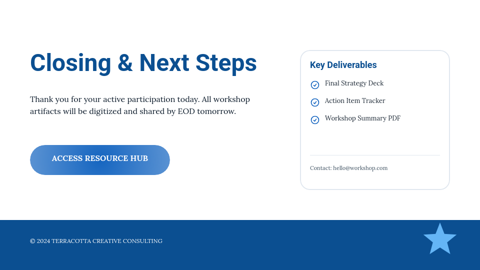 Collaborative Team Workshop Plan