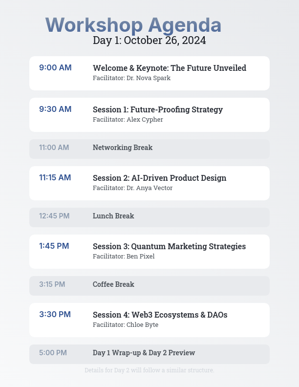 Full-Day Workshop Program Guide