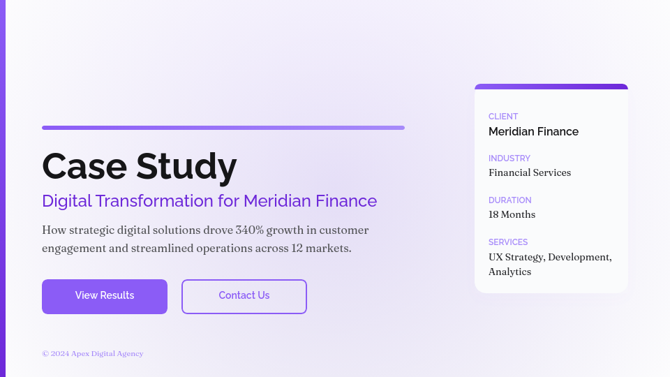 Strategic Agency Client Success Story