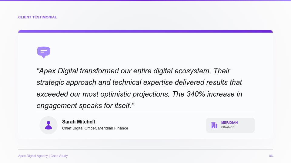 Strategic Agency Client Success Story