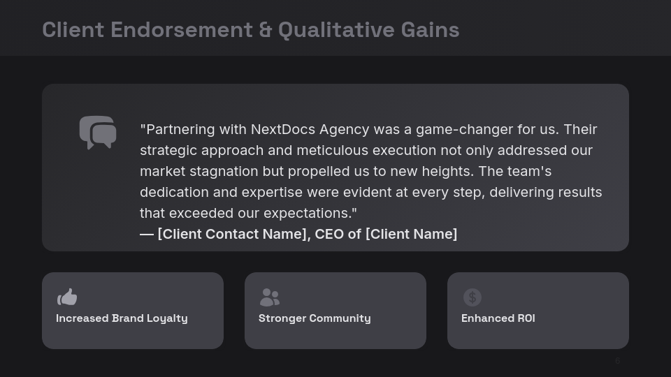 Agency Strategic Growth Case Study