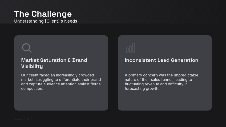 Strategic Agency Growth Case Showcase