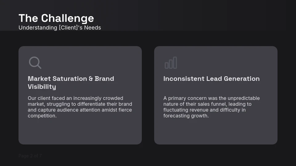 Strategic Agency Growth Case Showcase