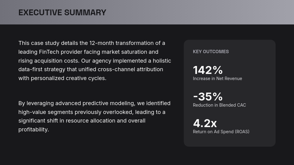 Strategic Agency Client Success Results