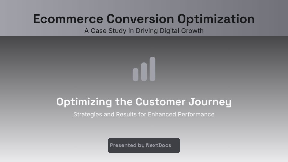 Ecommerce Conversion Rate Success Story