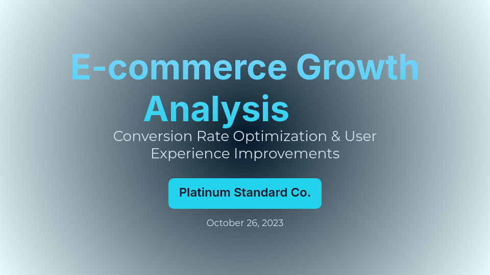 Retail Conversion Optimization Analysis