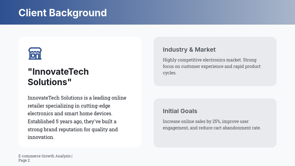 E-commerce Conversion & Growth Analysis