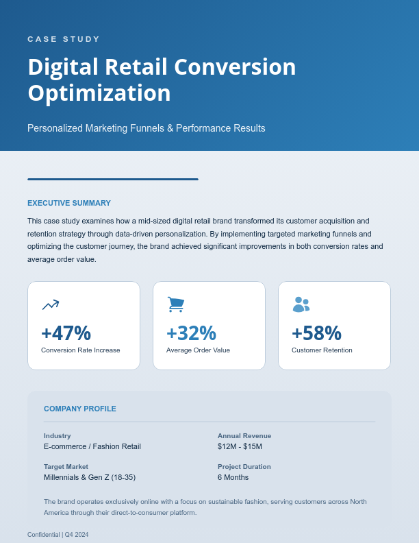 Ecommerce Scaling & Conversion Analysis