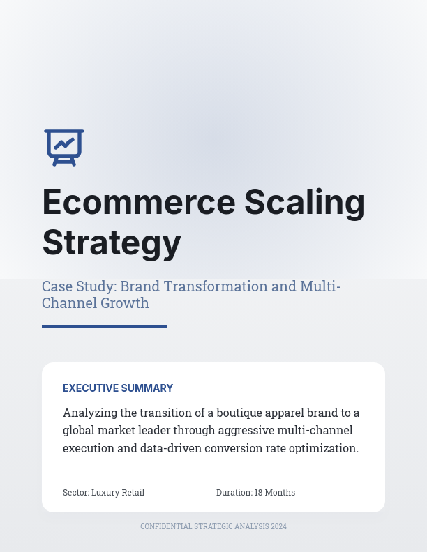 Ecommerce Growth & Conversion Optimization Study