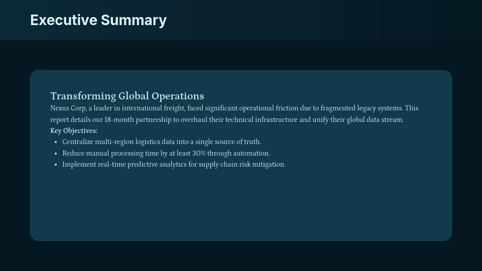 Enterprise Strategic ROI and Impact Analysis