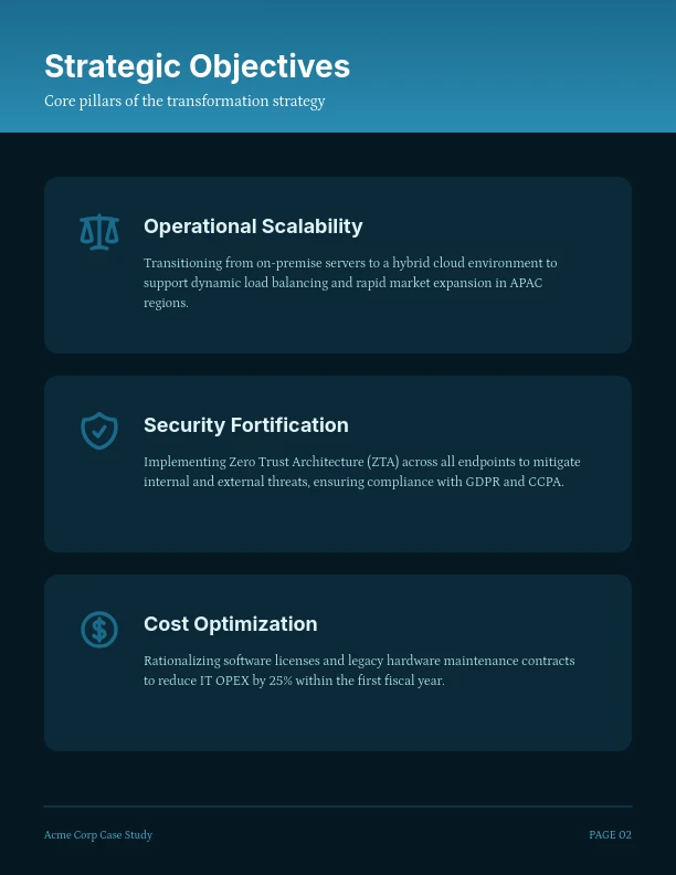 Enterprise Strategic Implementation Analysis