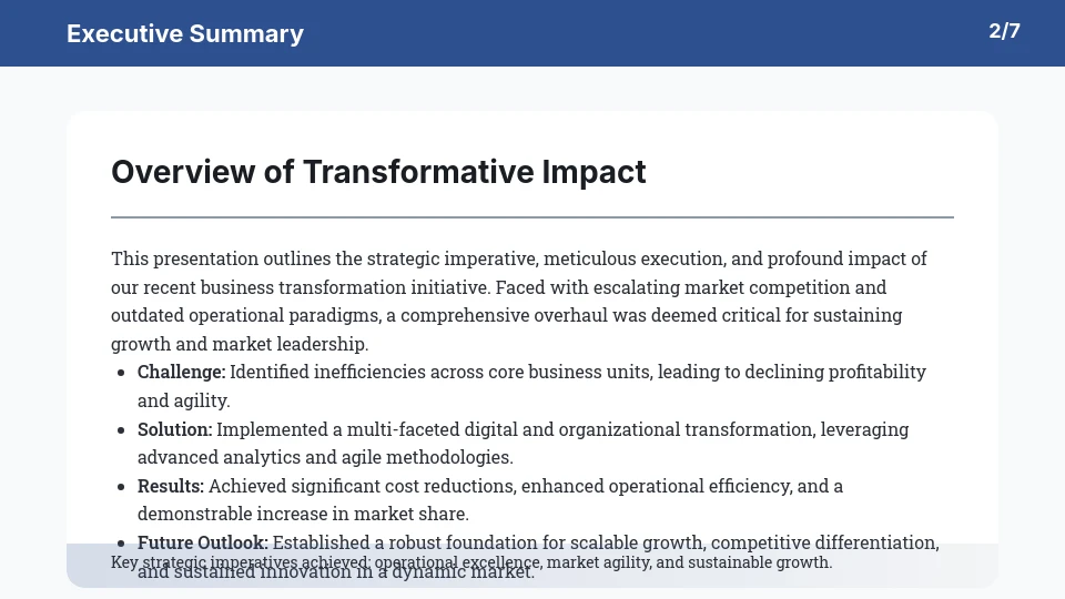 Global Enterprise Impact & Scalability Report