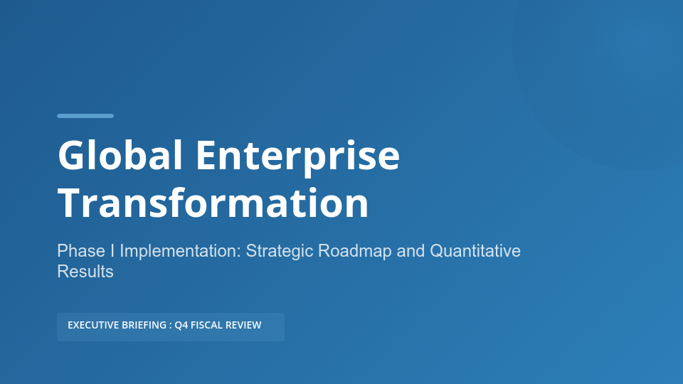 Enterprise Strategic Growth Success Story