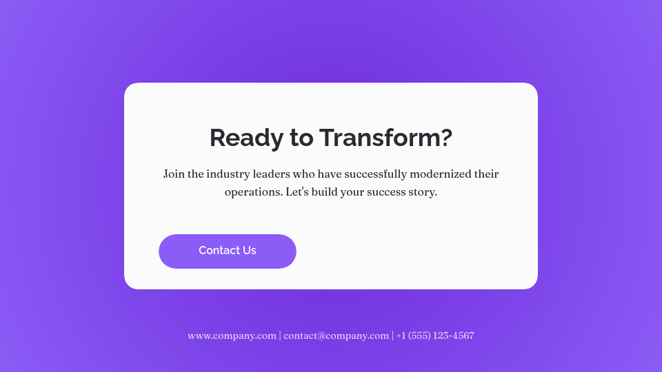 Enterprise Transformation Impact Analysis