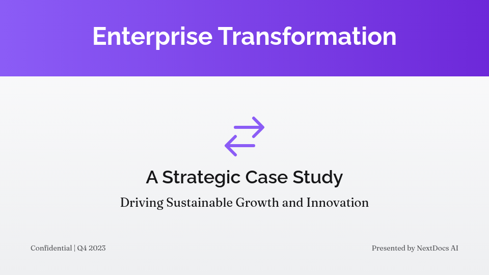 Enterprise Digital Transformation Impact Study