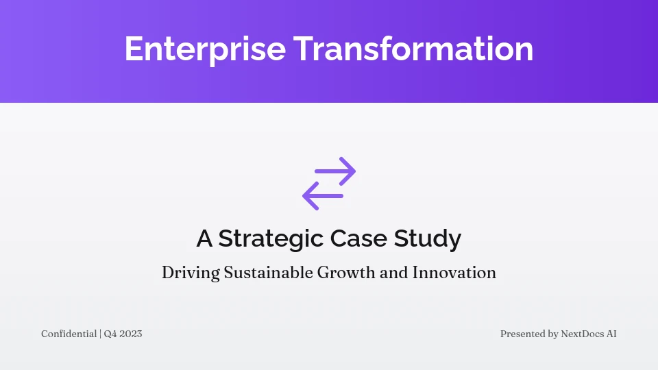 Enterprise Digital Transformation Impact Study