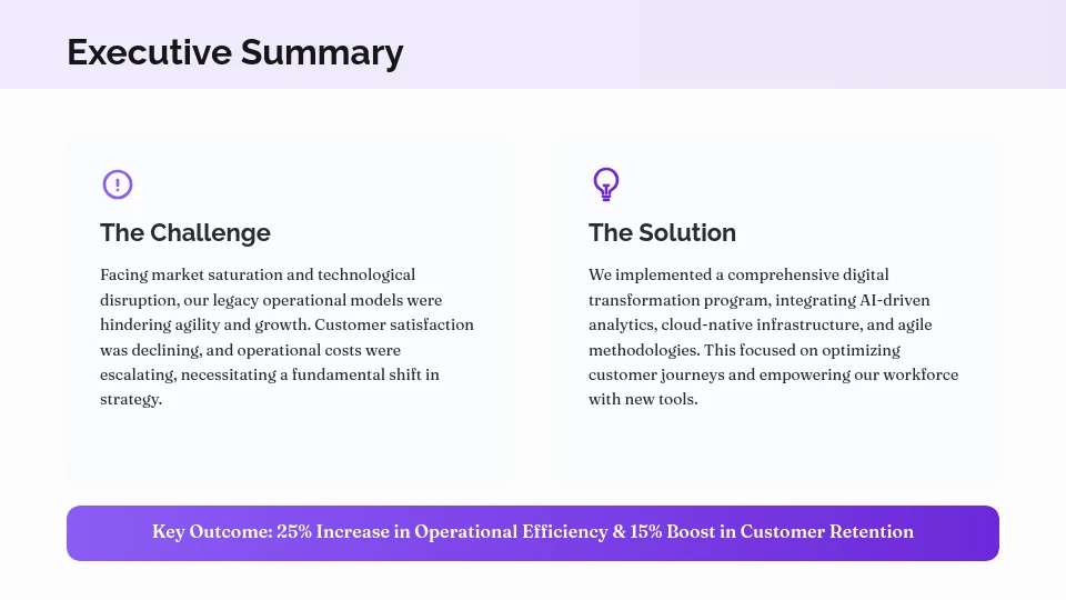 Enterprise Digital Transformation Impact Study