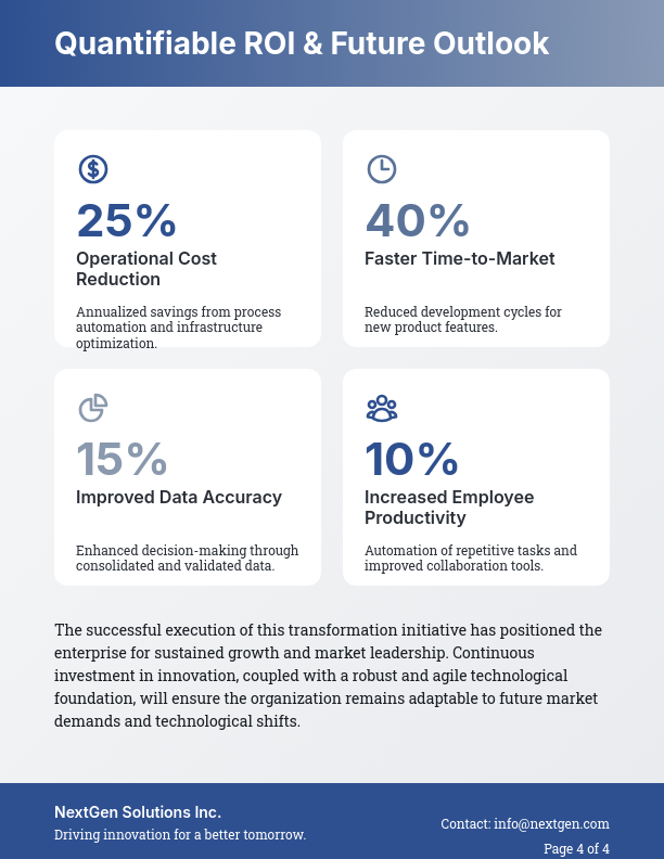 Enterprise Strategic Implementation Analysis