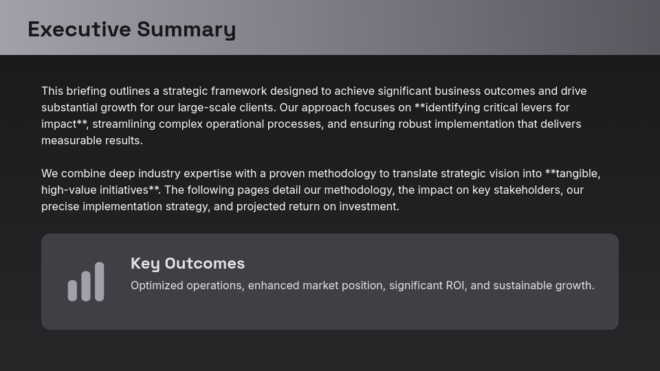 Enterprise ROI & Strategic Growth Analysis