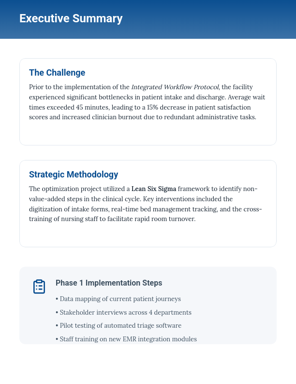 Clinical Excellence & Patient Outcomes