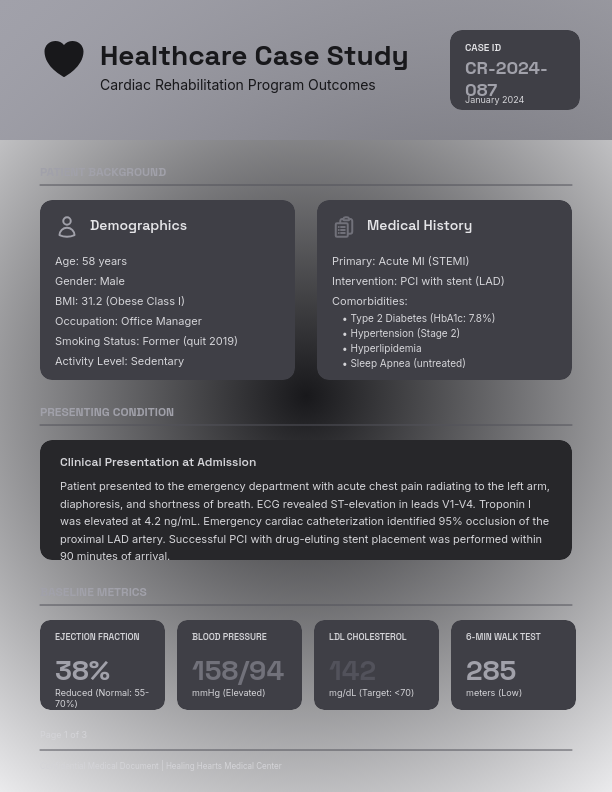 Clinical Outcome and Patient Care Analysis