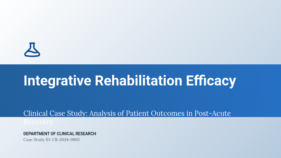 Clinical Outcomes Case Study Analysis
