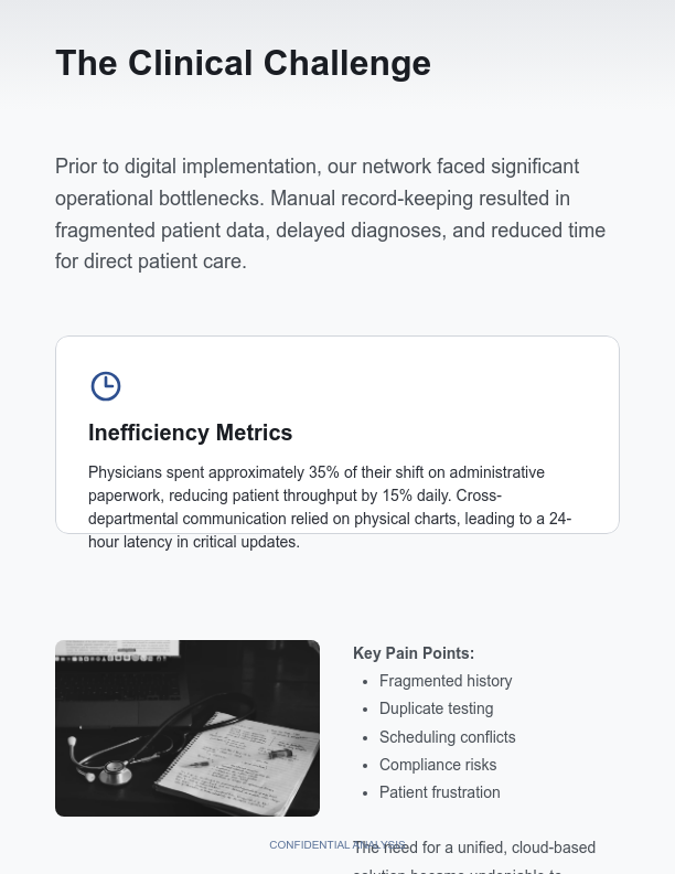 Patient Care Digital Transformation Success