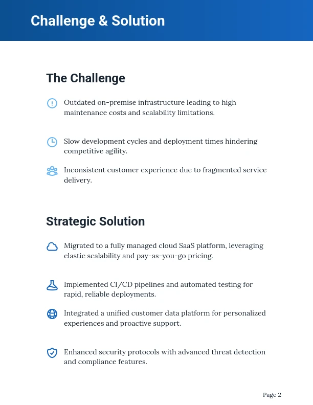 SaaS Efficiency and ROI Performance Study