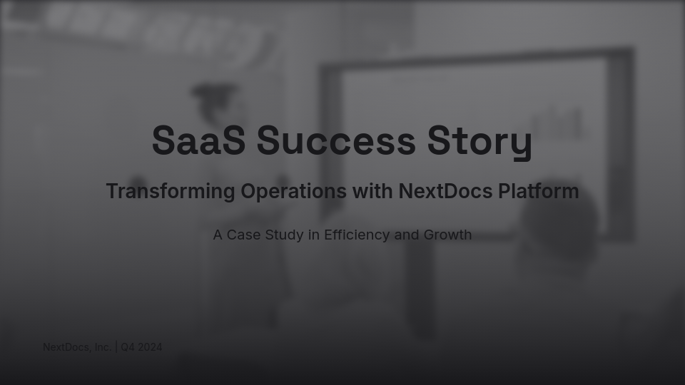 SaaS Implementation Success Story