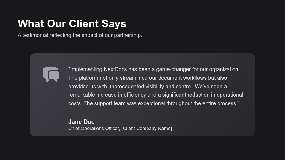 SaaS Implementation Success Story