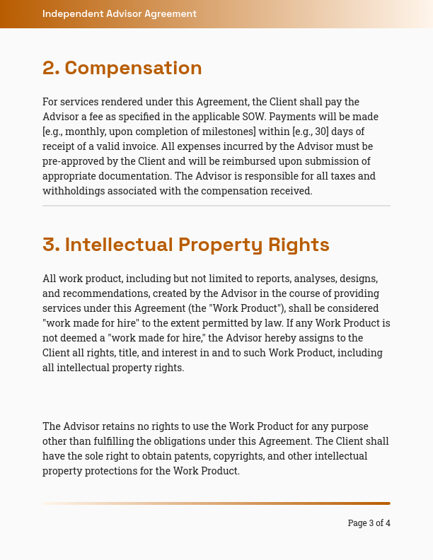 Professional Consulting Services Agreement