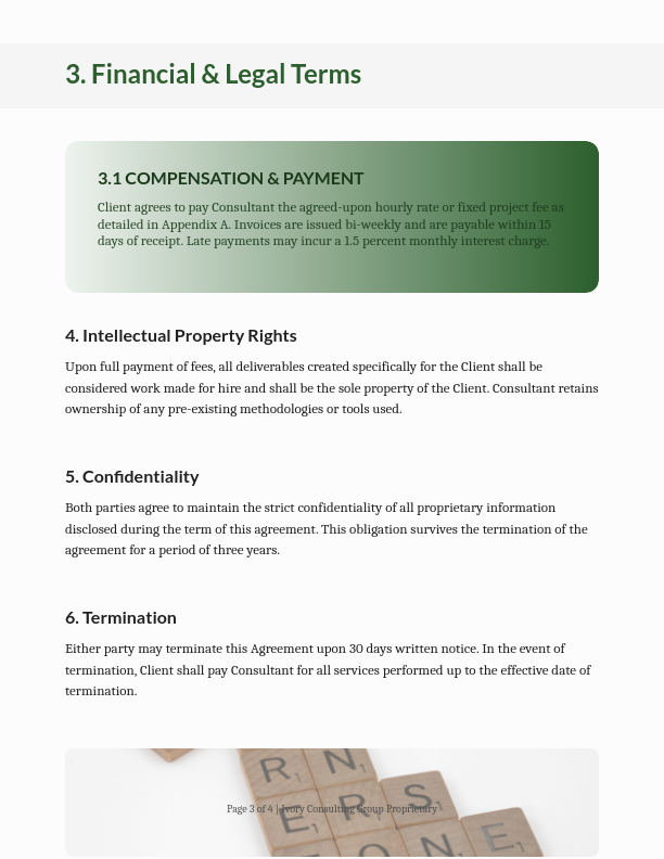 Independent Consultant Engagement Agreement