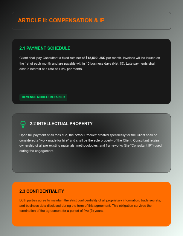 Independent Consulting Services Agreement