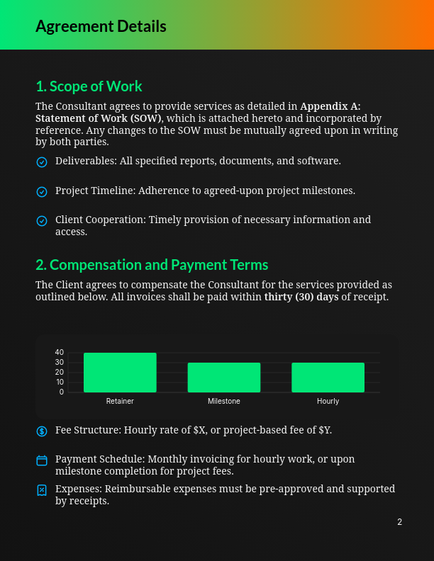 Professional Consulting Services Agreement