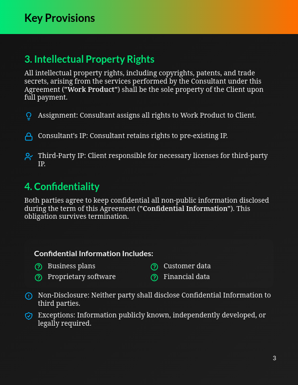 Professional Consulting Services Agreement