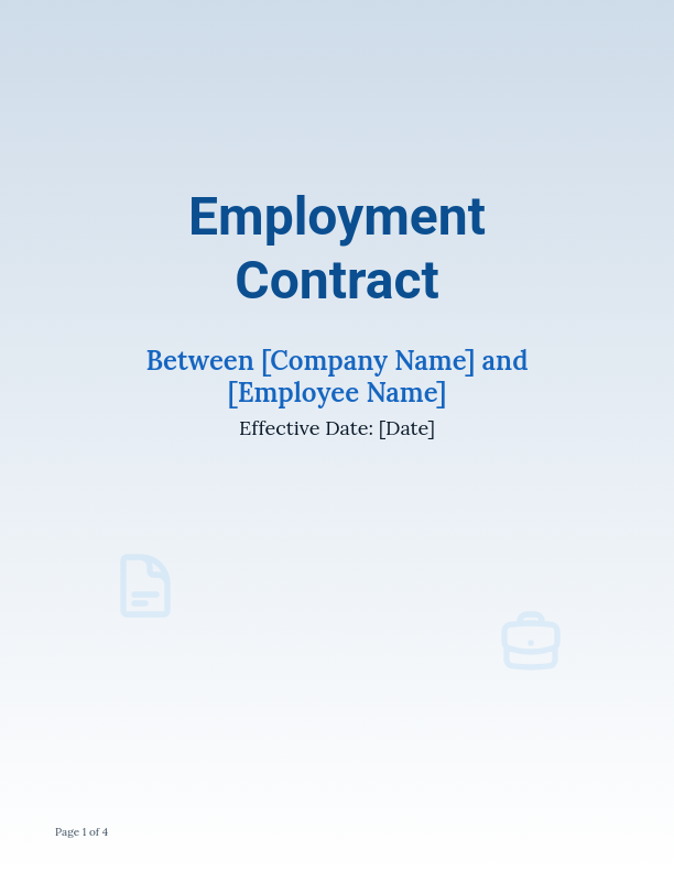Corporate Employment Agreement