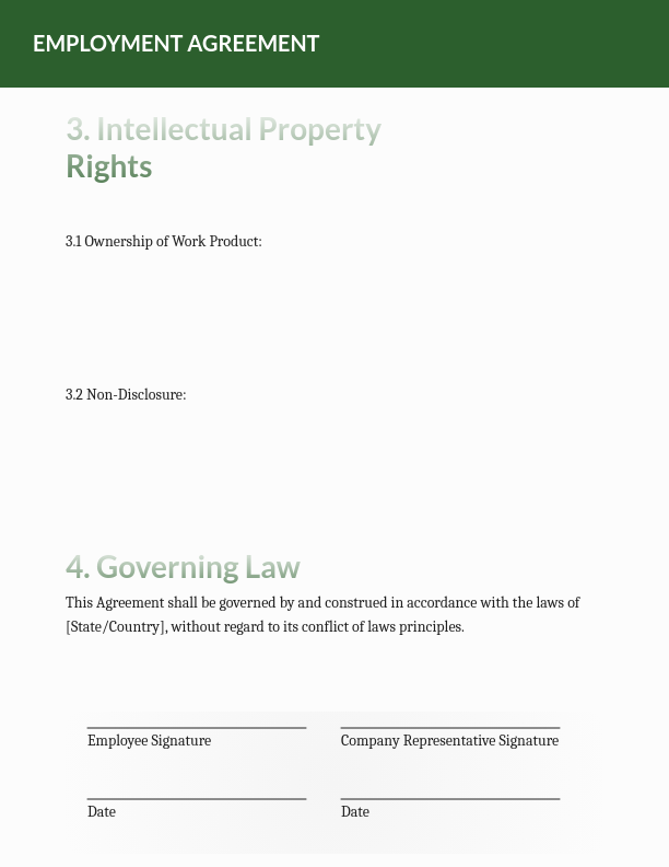 Executive Employment Agreement