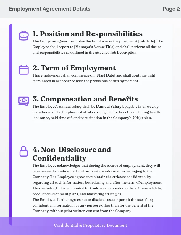 Full-Time Staff Employment Agreement