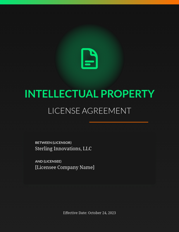 Standard Intellectual Property Rights License
