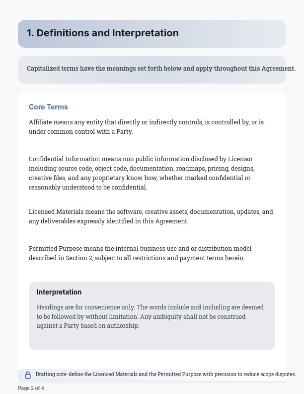 Intellectual Property Licensing Agreement