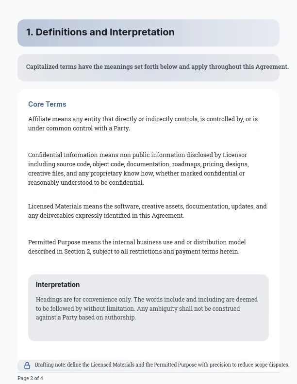 Intellectual Property Licensing Agreement