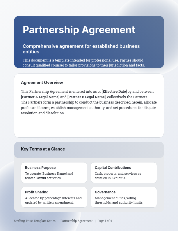 General Partnership Legal Agreement