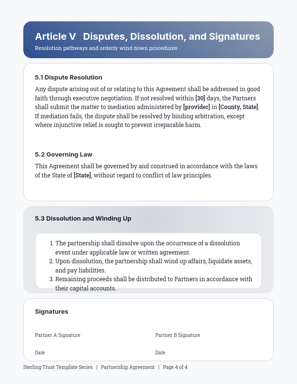 General Partnership Legal Agreement