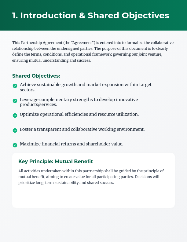 Strategic Business Alliance Agreement